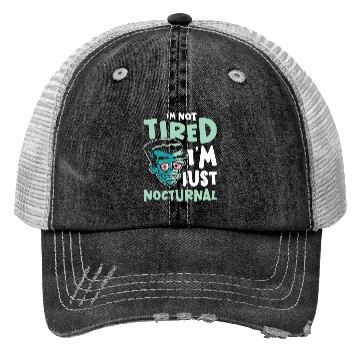 Discover Night Shift Worker Graveyard Duty Trucker Hats