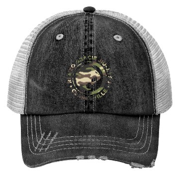 Discover Renzo Gracie Jiu-Jitsu Clarksville Camouflage Logo Trucker Hats