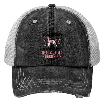 Discover Who Loves Her Treeing Walker hound Trucker Hats