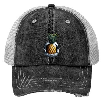 Discover Pineapple astronaut Trucker Hats