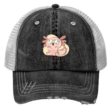Discover Funny Axolotl Lover Pun Vacayalotl Cute Beach Trucker Hats