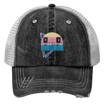 Discover Poker Player Retro Trucker Hats