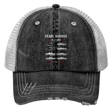 Discover Pearl Harbor Battleship Memorial Day December 7Th Trucker Hats