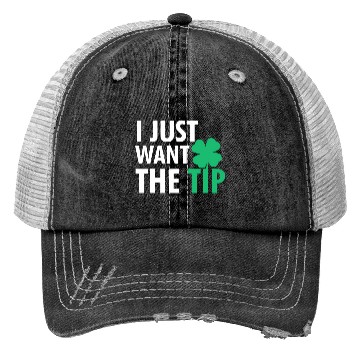Discover Bartender St Patric Day Just The Tip For Trucker Hats