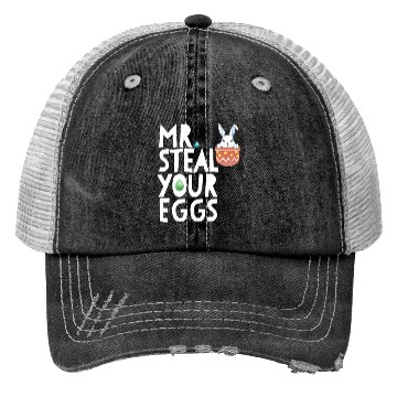 Discover Mr Steal Your Eggs Easter Sunday Easter Trucker Hats