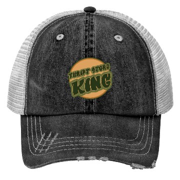 Discover Thrift Store King natural Trucker Hats