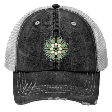 Discover Banjo Mandala Bluegrass Mindfulness & Nature Trucker Hats