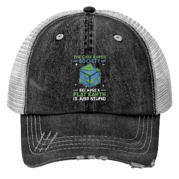 Discover The Cube Earth Society Earth Planet Space Lover Trucker Hats