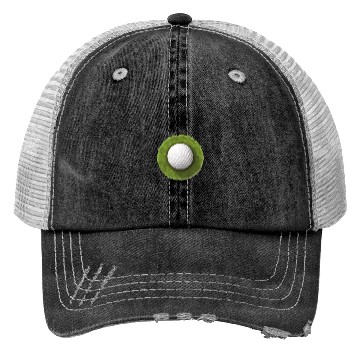 Discover Golf Ball Green Grass Golfer Golf Player Golfing Trucker Hats