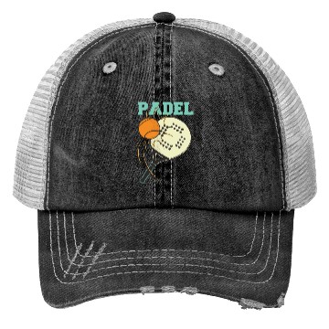 Discover Padel Tennis Paddle Paddleball Padel Platform Trucker Hats
