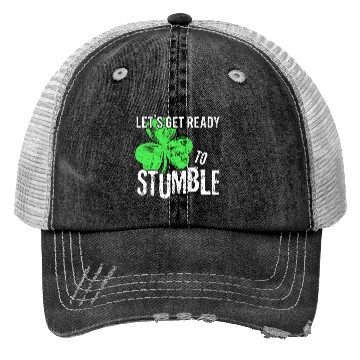 Discover Lets Get Ready To Stumble Saint St Patric Day Trucker Hats
