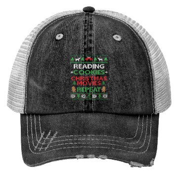 Discover Librarian Reading Book Ugly Bookworm Trucker Hats