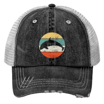Discover Orca Whale Trucker Hats