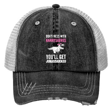 Discover Nannysaurus Child-Care Worker Trucker Hats