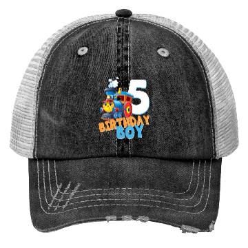 Discover 5Th Train 5 I'M Five Trucker Hats