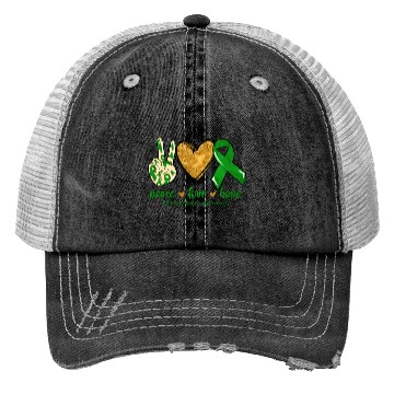 Discover Peace Love Hope Tal Mind Health Trucker Hats