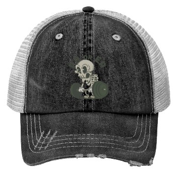 Discover Gym Skeleton Trucker Hats