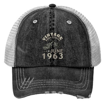 Discover Biker party June 1963 60th anniversary Trucker Hats
