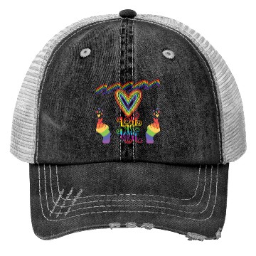 Discover LOVE IS LOVE Trucker Hats
