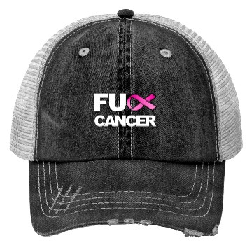 Discover Fuck Cancer For Breast Cancer Awareness Trucker Hats