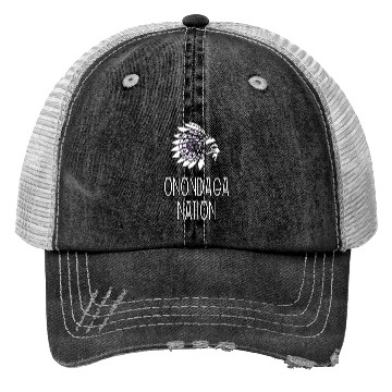 Discover Onondaga Nation Indigenous Native American Headdre Trucker Hats