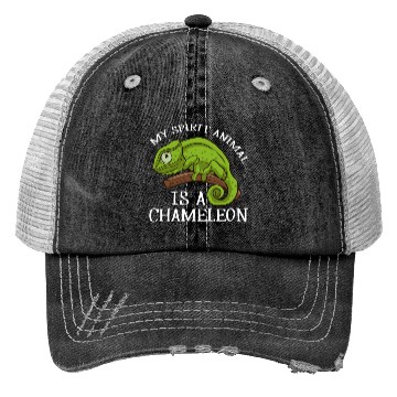 Discover My rit Animal Is A Chameleon Lizard Chameleon Trucker Hats