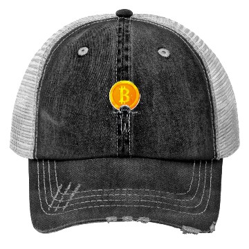 Discover Bitcoin Coin-Crypto Astronaut Trucker Hats