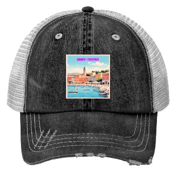 Discover "Pastel Paradise" Saint-Tropez Trucker Hats