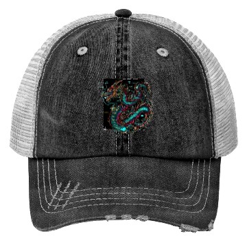 Discover Digital Dragon Trucker Hats