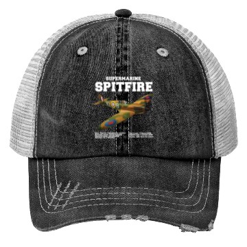 Discover Supermarine Spitfire | WW2 Plane Trucker Hats