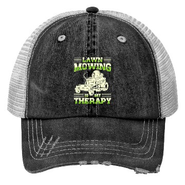 Discover Lawn Mowing Lawn Mower Gardener Gardening Trucker Hats