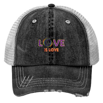 Discover love is love Trucker Hats