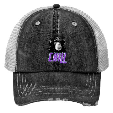 Discover Chill gorilla Trucker Hats