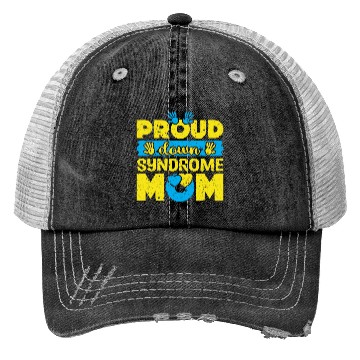 Discover Down Syndrome Awareness Mom T21 World Down Trucker Hats