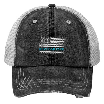 Discover Father s day Best Dad ever with us flag Trucker Hats