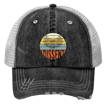 Discover I Dissent Quote Trucker Hats