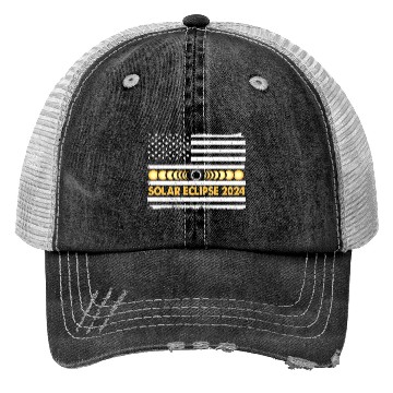 Discover Total Solar Eclipse 2024 Totality Phases Us Trucker Hats