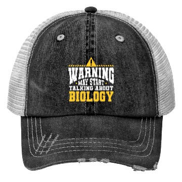 Discover Biology Gift Biologist Trucker Hats
