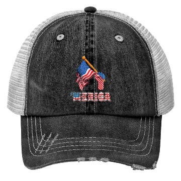 Discover Patriotism Merica Pride US Patriots USA Fan Trucker Hats