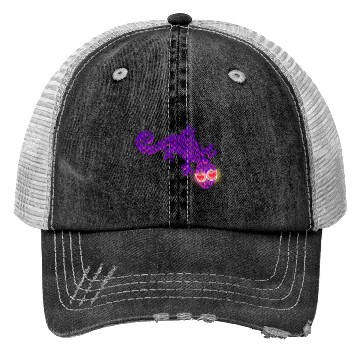 Discover Lizard in love Trucker Hats