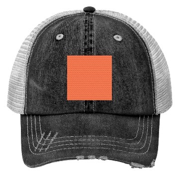 Discover Retro Orange Geometric Pattern Trucker Hats