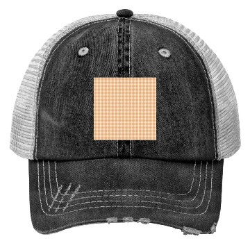 Discover Orange Dots Pattern Trucker Hats