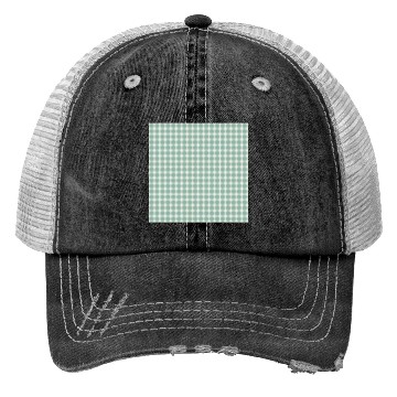 Discover Teal Dots Pattern Trucker Hats