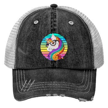 Discover Funny Unicorn Trucker Hats