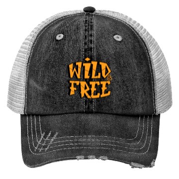 Discover Wild and Free breath of nature Trucker Hats