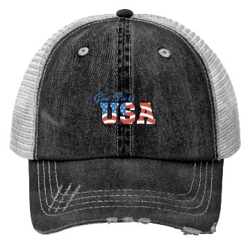 Discover God Bless America Trucker Hats