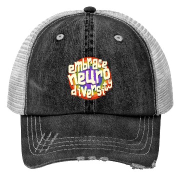 Discover Embrace Neurodiversity Neurodiversity Awareness Trucker Hats