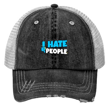 Discover I Hate People Retro cool Trucker Hats