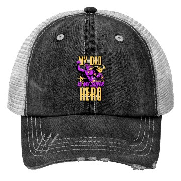 Discover My Dad Is My Super Hero Trucker Hats