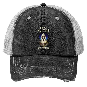 Discover Paranormal Investigator San Antonio Hunter Ghost Trucker Hats